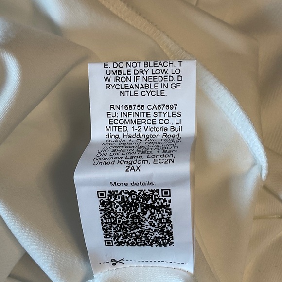 SHEIN White Blouse with Blue Heart Design - Picture 7 of 7